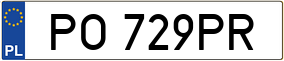 Truck License Plate